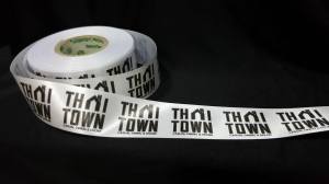 พิมพ์ข้อความลงริบบิ้น,พิมพ์โลโก้ลงริบบิ้น,ริบบิ้นผูกของขวัญ,ริบบิ้นผูกของชำร่วย,ริบบิ้นพิมพ์ลาย,ริบบิ้นเบเกอร์รี่,ริบบิ้นแบนรนด์สินค้า,ริบบิ้นโรงแรม